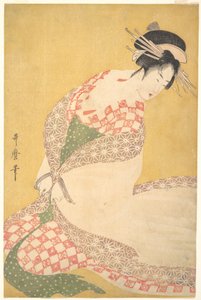 Den ytre drakten av Kitagawa Utamaro