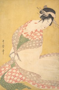 Den ytre kappen, ca. 1795. av Kitagawa Utamaro
