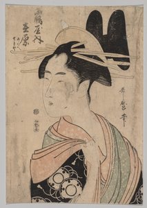 Kvinne fra Yoshiwara av Kitagawa Utamaro