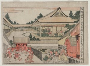 Chushingura: Act III fra serien Perspective Pictures for The Treasure House of Loyalty, ca. 17