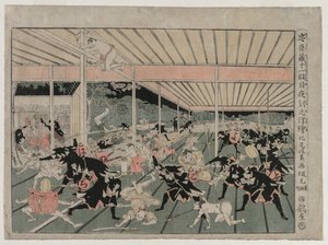 Chushingura: Act XI fra serien Perspective Pictures for The Treasure House of Loyalty, ca. 179