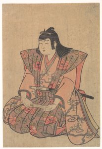 En syngende gutt av Kitao Shigemasa