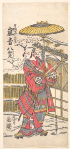 Arashi Otohachi I som berømt komiker av Kitao Shigemasa