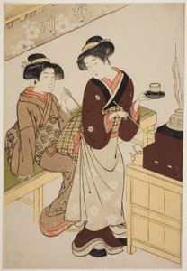 Sakuragawa tehus av Kitao Shigemasa