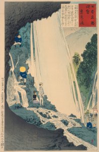 Urami-fossen av Kiyochika Kobayashi