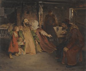 Ivan den grusomme av Klavdi Vasilyevich Lebedev
