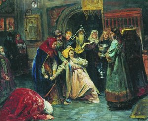 Den tvungne tonsuren, 1896
