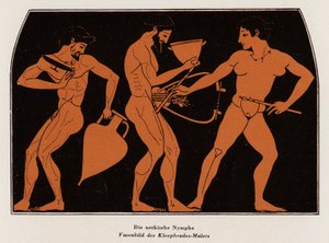 Neckende Nymphe von Kleophrades Painter (fl.500-475 BC)