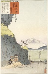 Satta-passet på Tōkaidō av Kobayashi Kiyochika