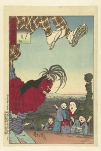 Gatekunstner fra Edo Edo no kenba (tittel på objekt) Hundre visninger av Musashi-provinsen (serietittel) Musashi hyakkei no uchi (serietittel på objekt) av Kobayashi Kiyochika