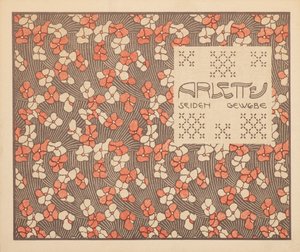 Arlette silkestoff, 1901. av Koloman Moser