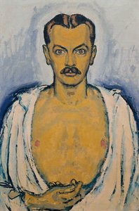 Selvportrett, ca. 1915. av Koloman Moser