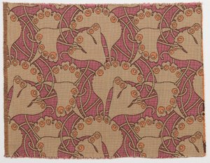 Tekstildesign, 1898. av Koloman Moser