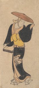 Skuespilleren Sanjo Kantaro som et omreisende buddhistisk liv, ca. 1715. av Kondo Kiyoharu