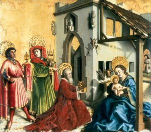 Adoration of the Magi, ca. 1444 (tempera på panel)