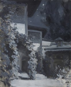 Bakhchisaray-palasset. Illustrasjon til diktet The Fountain of Bahçesaray av A. Pushkin av Konstantin Alekseevich Korovin