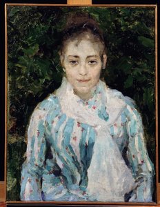 Portrett av kunstneren Maria Yakuntchikova Weber (1870-1902) (Portrett av kunstneren M.Yakunchikova Weber). Verk av Konstantin Alexeyevich Korovin (1861-1939), malte hans av Konstantin Alekseevich Korovin