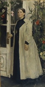 Portrett av Olga Pavlovna Orlova 1838-1926 av Konstantin Alekseevich Korovin