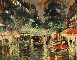 Regnfull natt i Paris, 1930-tallet