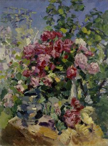 Roser, 1917 av Konstantin Alekseevich Korovin