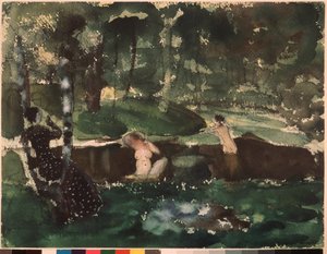 Badende av Konstantin Andreevic Somov