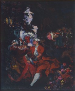 Harlequins, 1913 av Konstantin Andreevic Somov