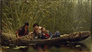 De snuskete mennene, 1882 av Konstantin Apollonovich Savitsky
