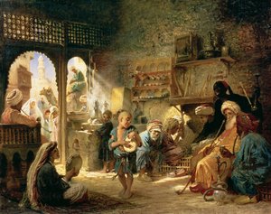 Coffee House i Kairo, 1870-tallet