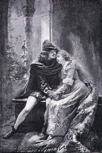 Romeo og Julie (gravering) av Konstantin Egorovich Makovsky