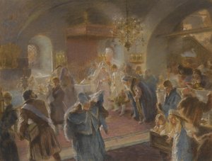 Dryss humlestudien av Konstantin Egorovich Makovsky