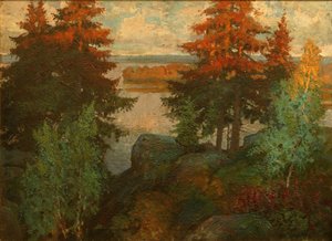 Høstlandskap, 1920