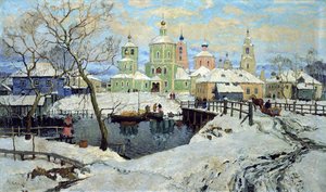 Lille landsby Torzhok, 1917.