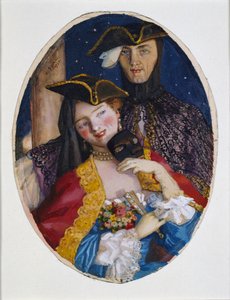 Par kledd for et venetiansk karneval, 1930