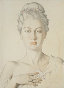 Imaginært portrett av Cécile de Volanges i Choderlos de Laclos 