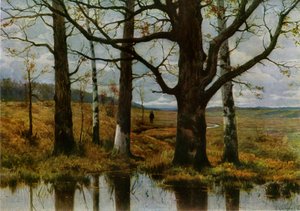Høstlandskap, c1908, 1965.