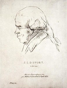 Jean-Louis Duport på 80 år (1749-1819) (radering) av Korblin (after)