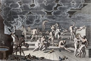 Et russisk badehus, 1811