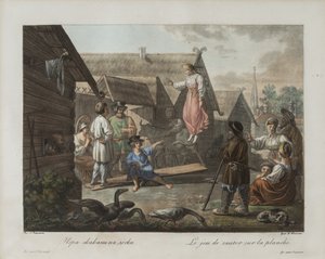 Game of Jumping on a Board, ca 1812