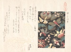 Design for skinn og netsuke, 1800-tallet. av Kubo Shunman
