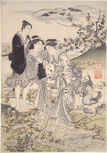 Hagi Tamagawa av Kubo Shunman