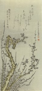 Gammelt plommetre, 1796. av Kubo Shunman