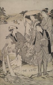 Tamagawa i provinsen Musashi fra Six Jewel Rivers av Kubo Shunman