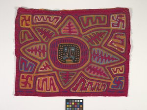 Skjortepanel (Mola) (bilde) av Kuna Indian Culture