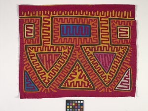 Skjortepanel (Mola) (bilde) av Kuna Indian Culture