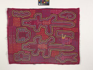 Skjortepanel (Mola) (bilde) av Kuna Indian Culture