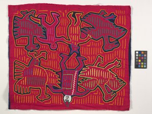 Skjortepanel (Mola) (bilde) av Kuna Indian Culture