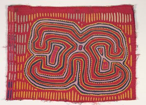 Skjortepanel (mola), ca. 1950 (påført bomull)