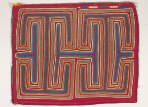 Skjortepanel (mola), ca. 1950 (påført bomull) av Kuna Indian Culture
