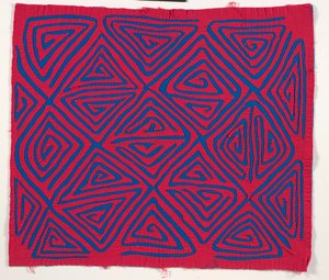 Skjortepanel (mola), ca. 1950 (påført bomull) av Kuna Indian Culture
