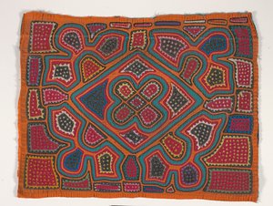 Skjortepanel (mola), ca. 1950 (påført bomull) av Kuna Indian Culture